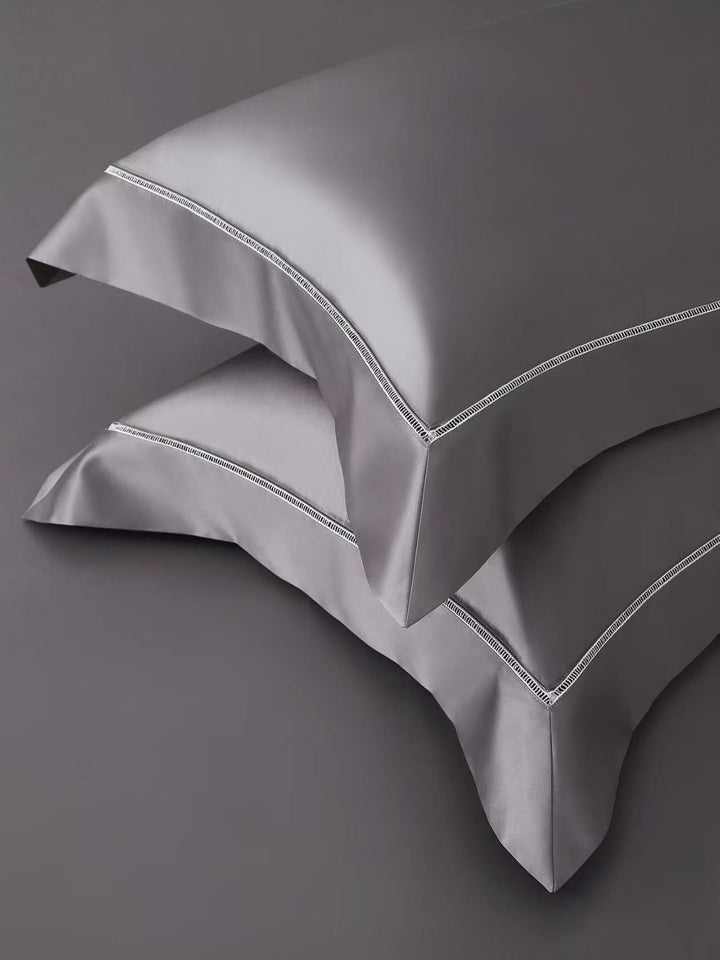 Linnea Charcoal 1200 TC Duvet Cover Set