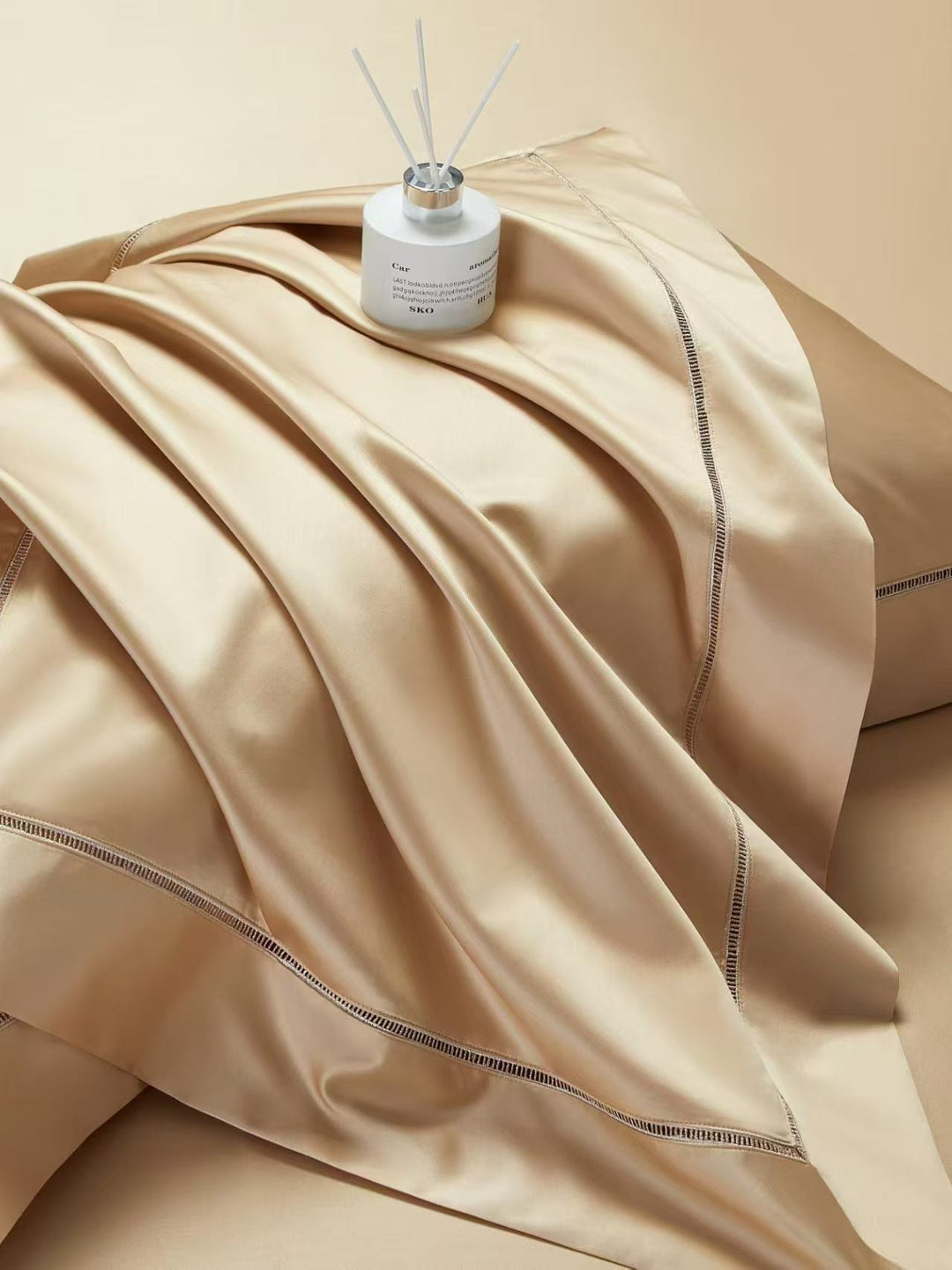 Linnea Gold 1200 TC Duvet Cover Set