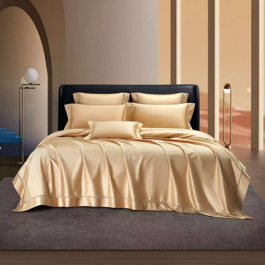 Linnea Gold 1200 TC Duvet Cover Set