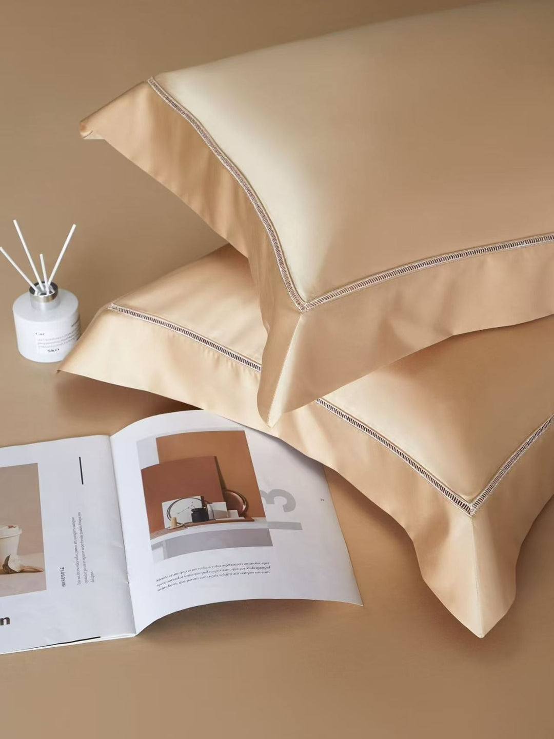 Linnea Gold 1200 TC Duvet Cover Set