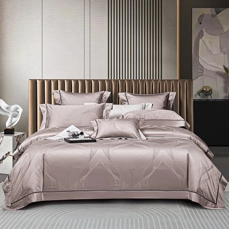 Luxury Glimmer 1000 TC Duvet Cover Set Luxury Designer Bedding Set ...