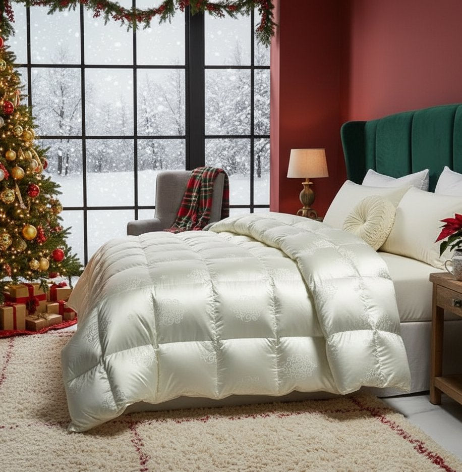 Luxury Metallic All-Season Goose Down Duvet