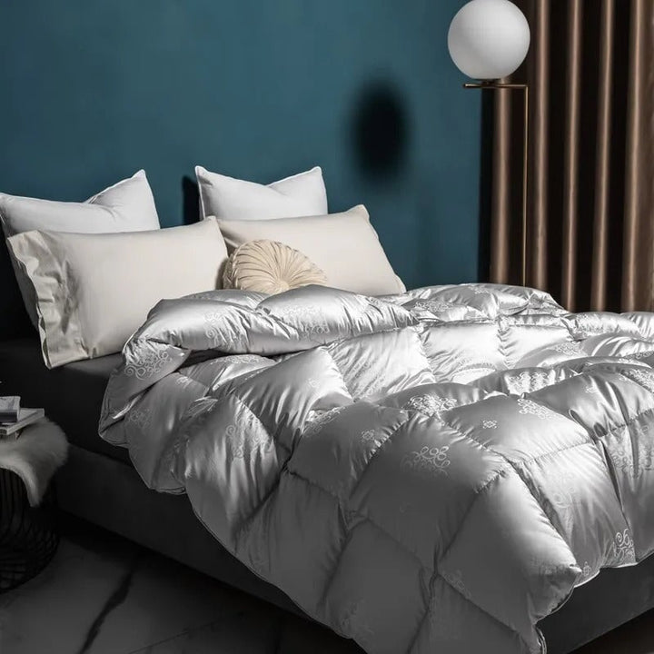 Luxury Metallic All-Season Goose Down Duvet