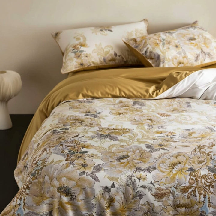 Marigold Duvet Cover Set (Egyptian Cotton, 600 TC)