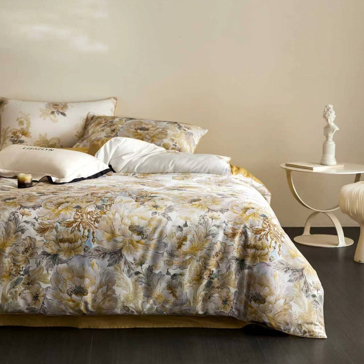 Marigold Duvet Cover Set (Egyptian Cotton, 600 TC)
