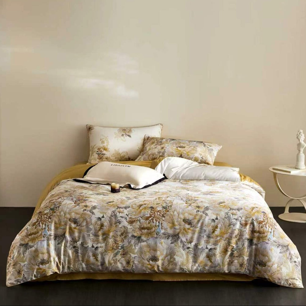 Marigold Duvet Cover Set (Egyptian Cotton, 600 TC)