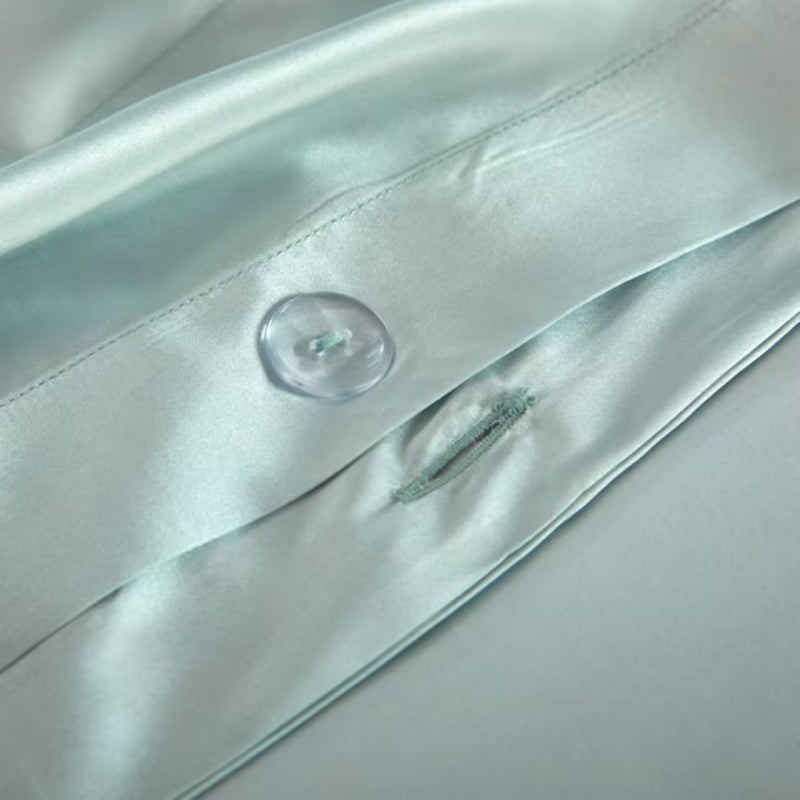 Mint Green 25 Momme Mulberry Silk Bedding Set