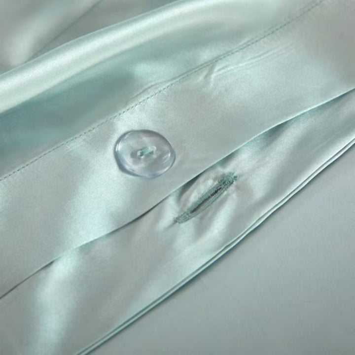 Mint Green 25 Momme Mulberry Silk Bedding Set