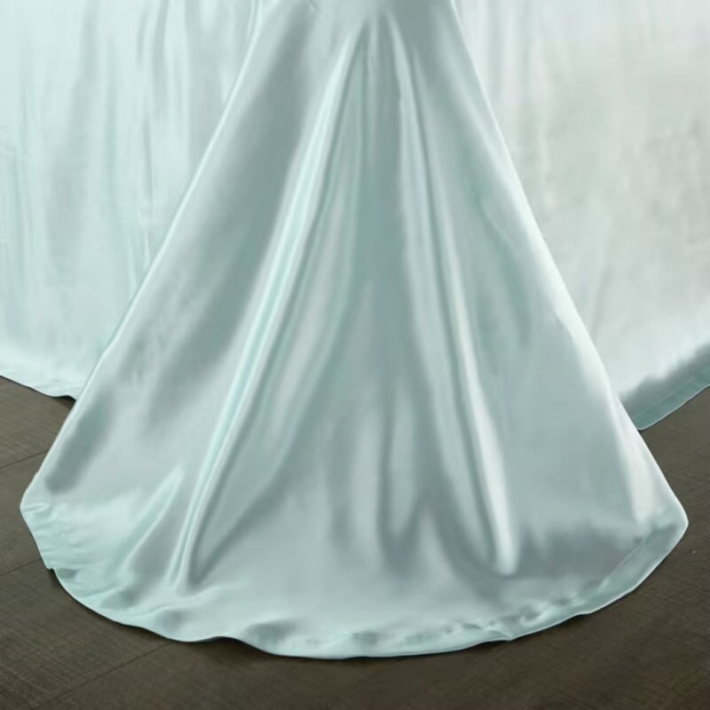Mint Green 25 Momme Mulberry Silk Bedding Set