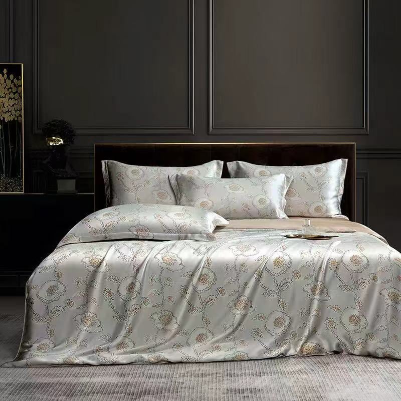 Mist Petal 100% Mulberry Silk 22mm Duvet Cover Set