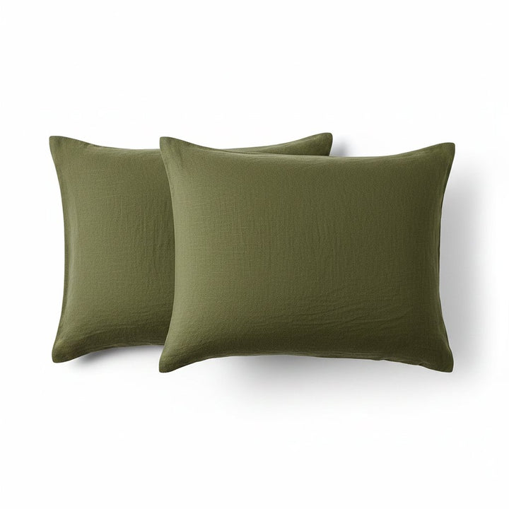 Natural Flax Linen Pillowcases (Set of 2)