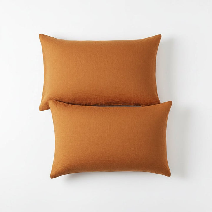 Natural Flax Linen Pillowcases (Set of 2)