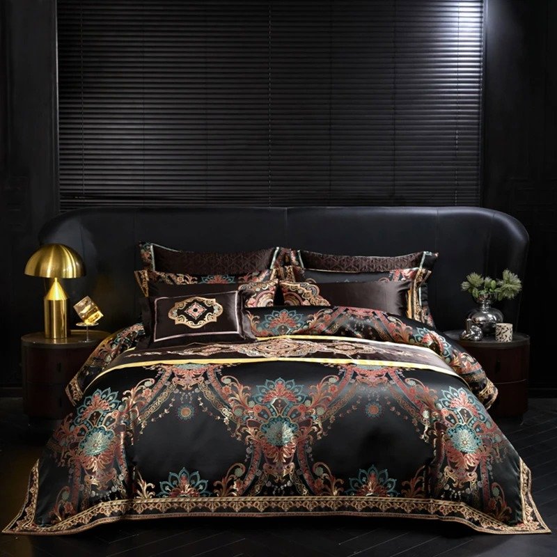 Nocturne Jacquard Luxury Bedding Set