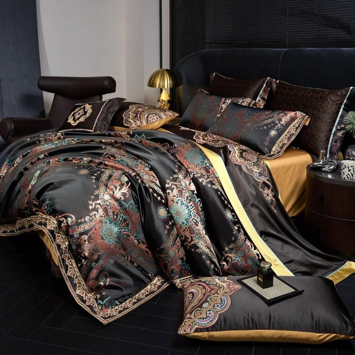 Nocturne Jacquard Luxury Bedding Set