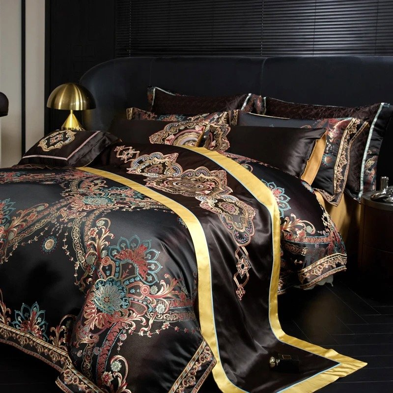 Nocturne Jacquard Luxury Bedding Set
