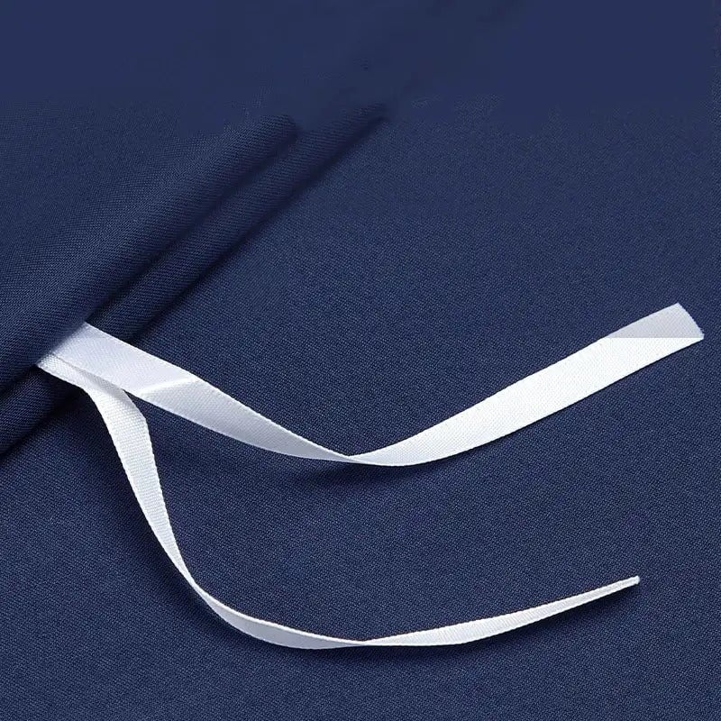 One-Line 1000 TC Blue/White Duvet Cover Set