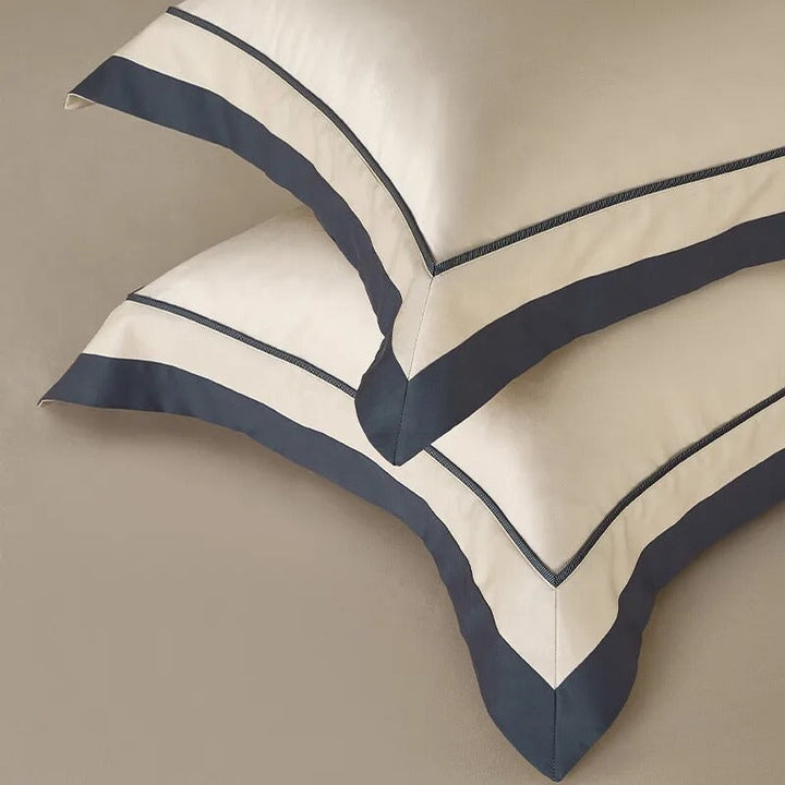 One-Line 1000 TC Camel Beige Duvet Cover Set