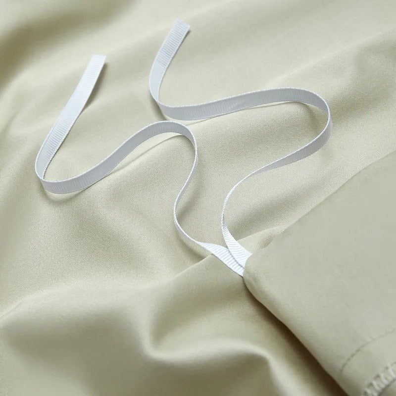 One-Line 1000 TC Sage Green Duvet Cover Set