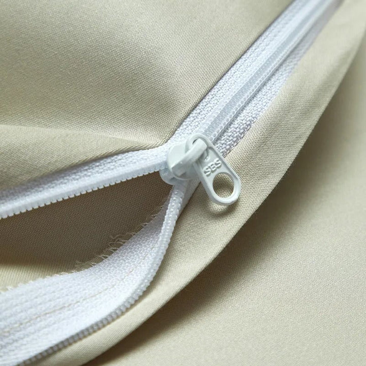 One-Line 1000 TC Sage Green Duvet Cover Set