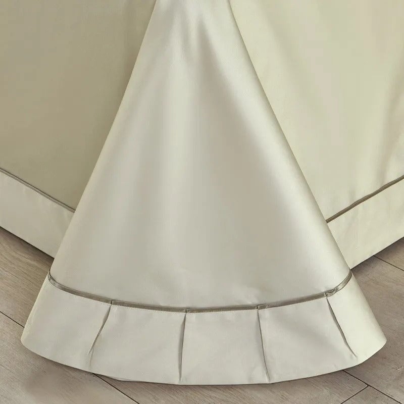 One-Line 1000 TC Sage Green Duvet Cover Set