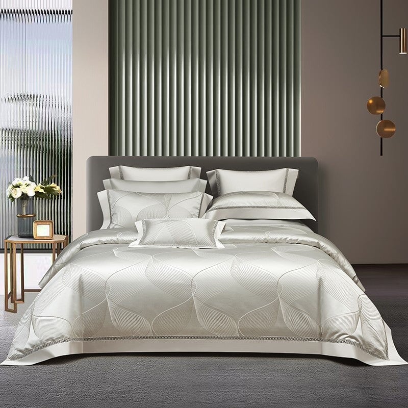 Platinum Luxury Duvet Cover Set Luxury Designer Bedding Set – Roomie Design