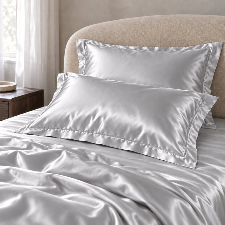 Premium 22 Momme Mulberry Silk Pillowcases (Set of 2)