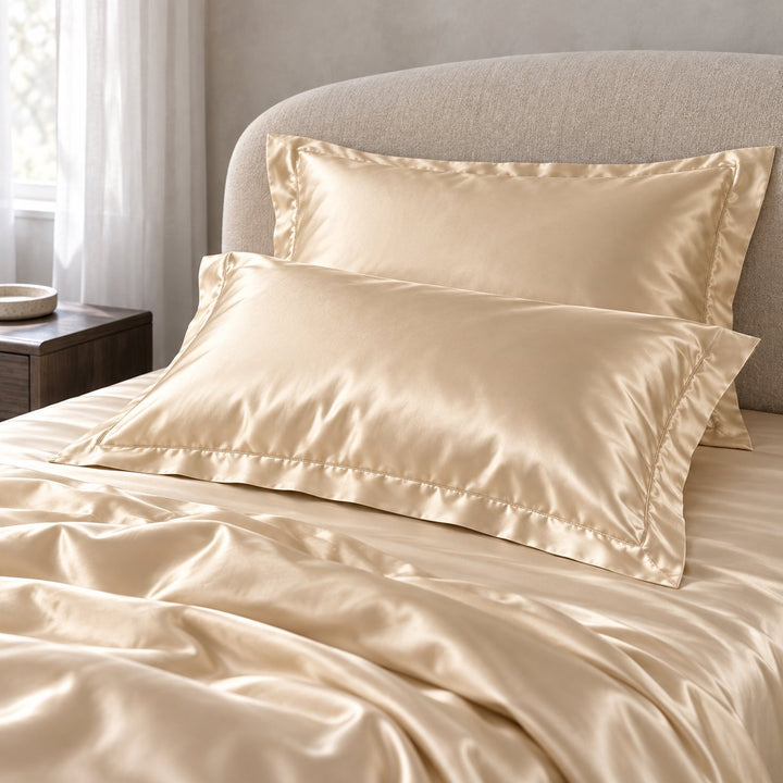 Premium 22 Momme Mulberry Silk Pillowcases (Set of 2)