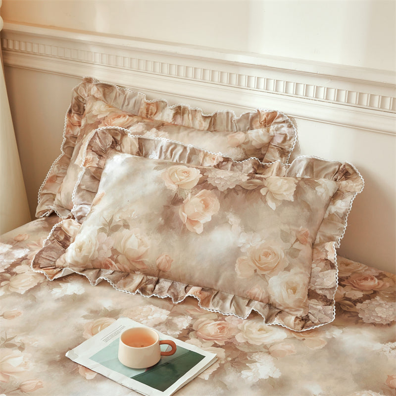Vintage Pillowcases (Set of 2) - Mustard