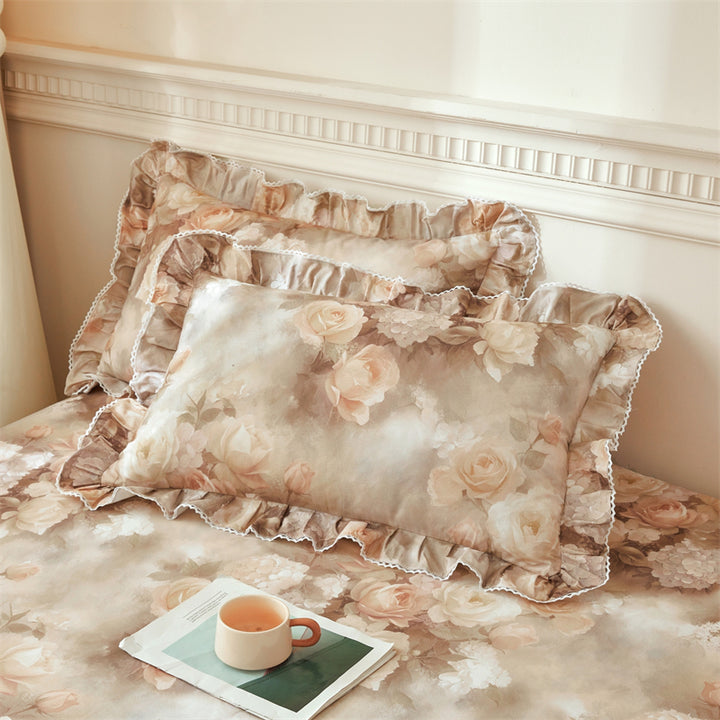 Vintage Pillowcases (Set of 2) - Mustard