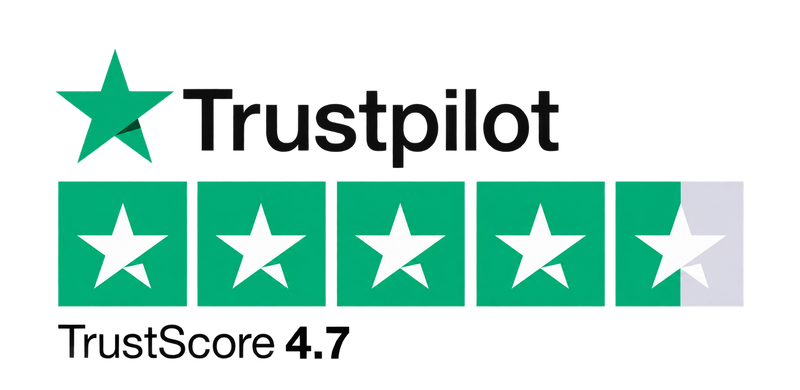 Trustpilot TrustScore 4.7