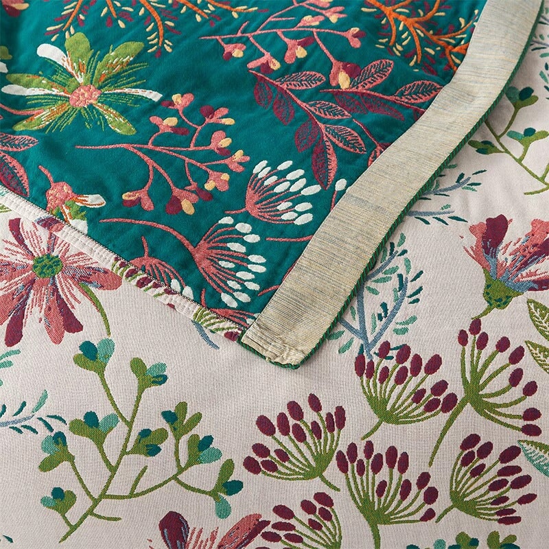 Roomie Wildflower Gauze Cotton Blanket