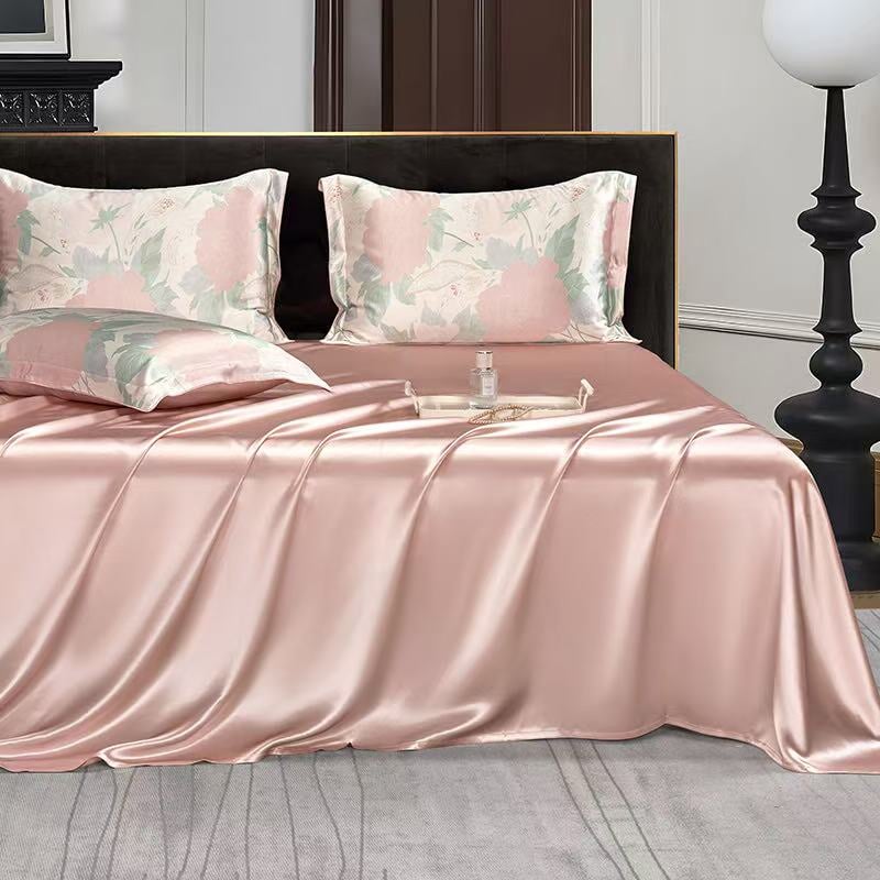 Rosé Dawn 100% Mulberry Silk 22mm Duvet Cover Set