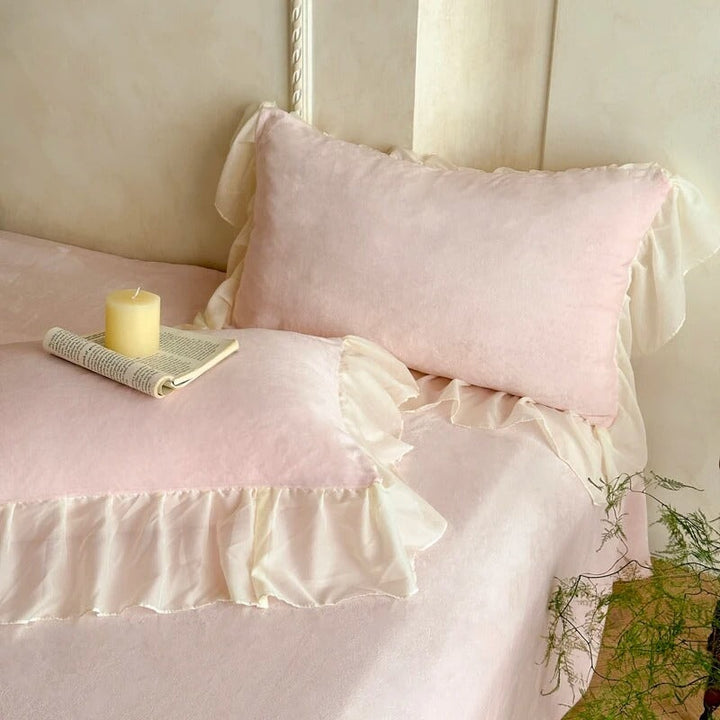 Rosé Royale Velvet Luxury Bedding Set