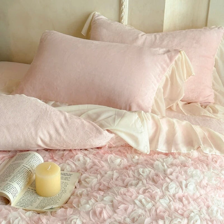 Rosé Royale Velvet Luxury Bedding Set