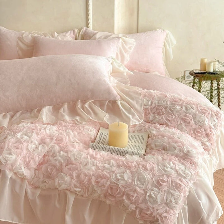 Rosé Royale Velvet Luxury Bedding Set