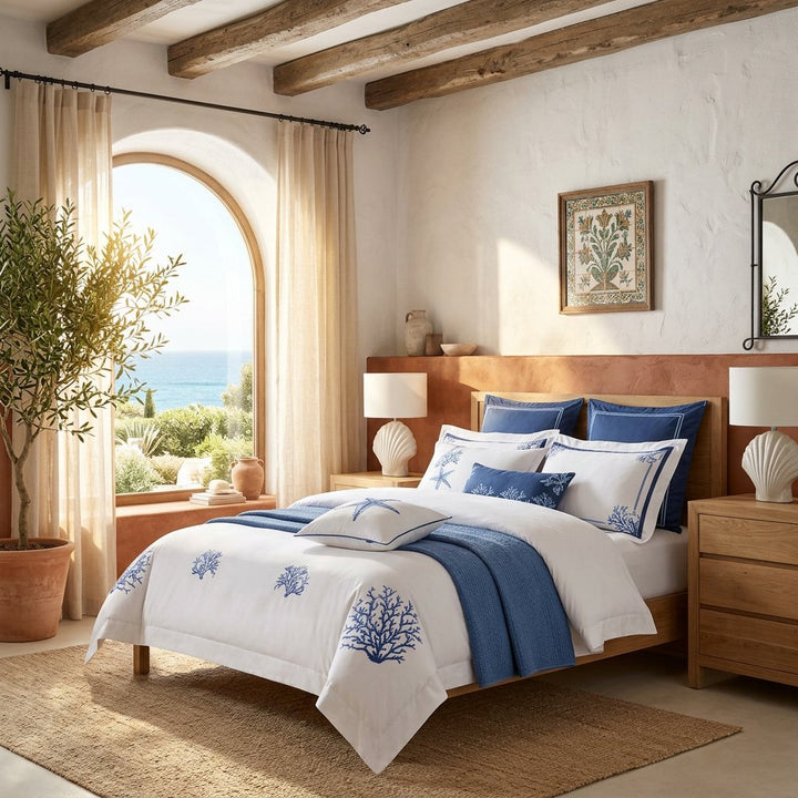 Sea Wildlife Duvet Cover Set (Egyptian Cotton, 600 TC)