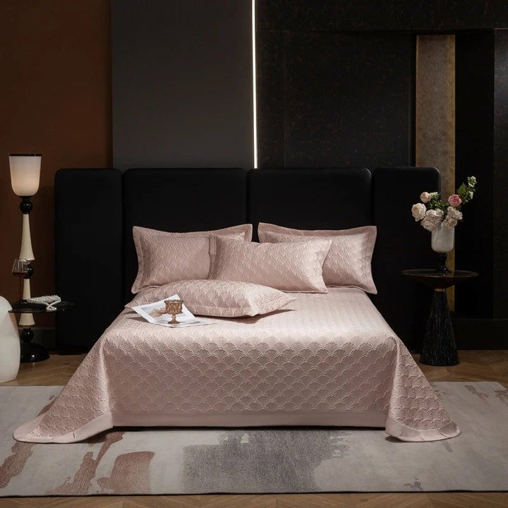 Seashell Quilted Bedspread Set