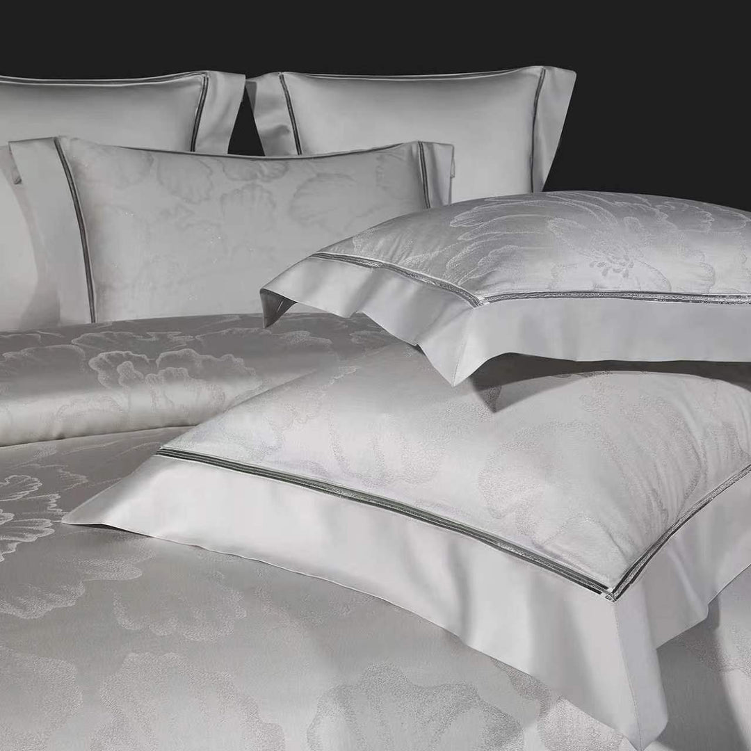 Silver Cloud Duvet Cover Set (Egyptian Cotton, 1000 TC)