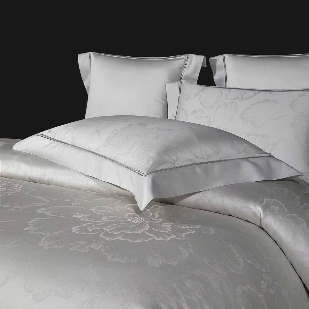Silver Cloud Duvet Cover Set (Egyptian Cotton, 1000 TC)