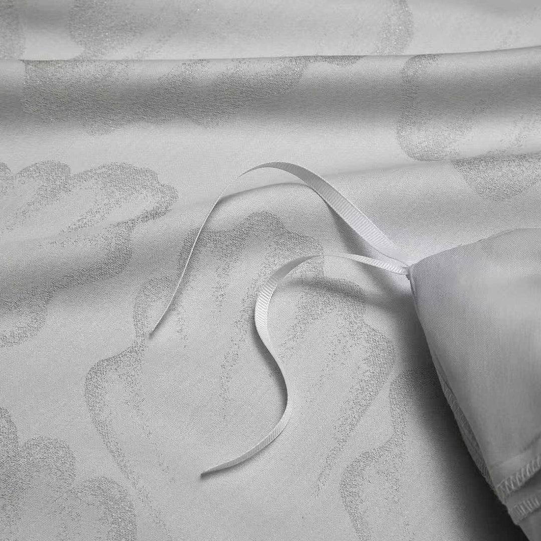 Silver Cloud Duvet Cover Set (Egyptian Cotton, 1000 TC)
