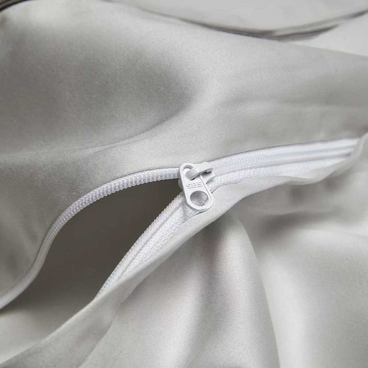 Silver Cloud Duvet Cover Set (Egyptian Cotton, 1000 TC)