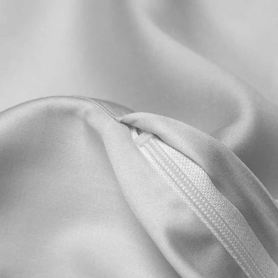 Silver Cloud Duvet Cover Set (Egyptian Cotton, 1000 TC)