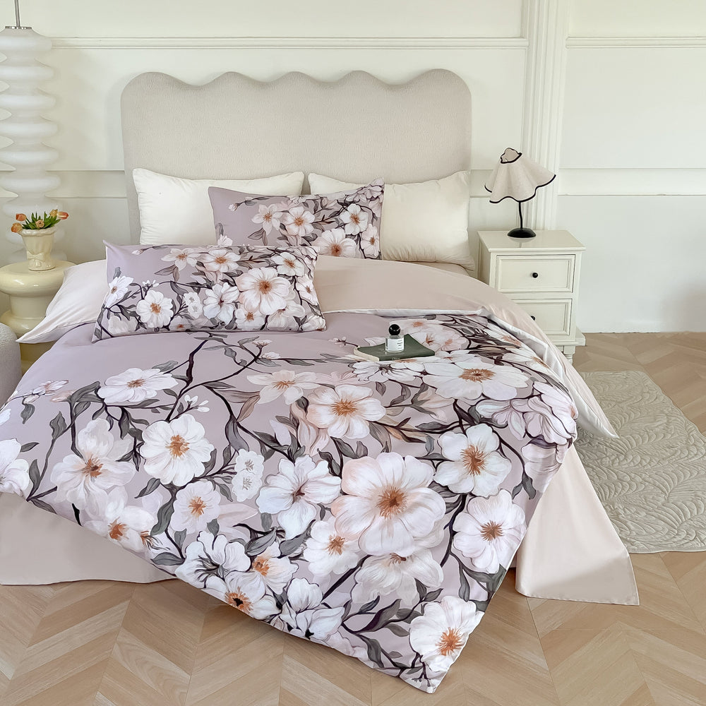Soft Bloom Duvet Cover Set