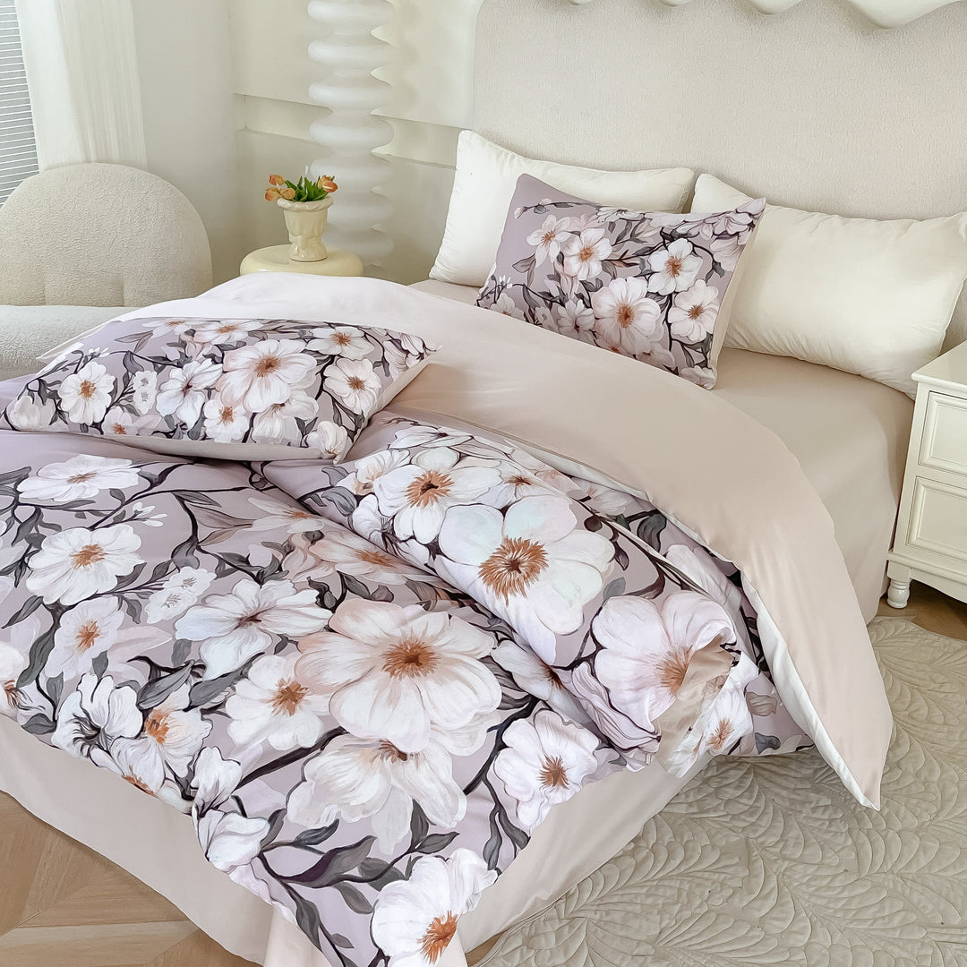 Soft Bloom Duvet Cover Set