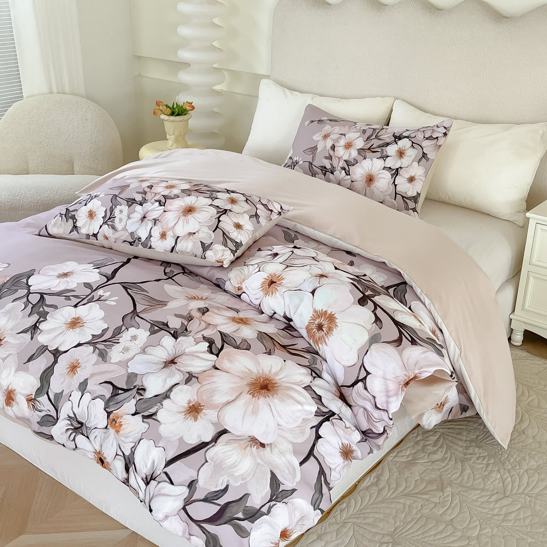 Soft Bloom Duvet Cover Set