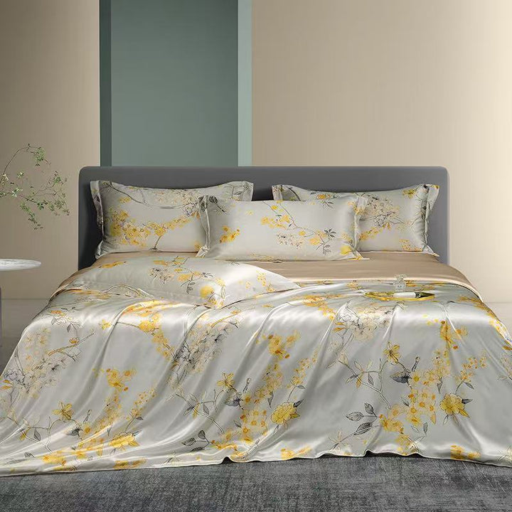 Sunlit 100% Mulberry Silk 22mm Duvet Cover Set