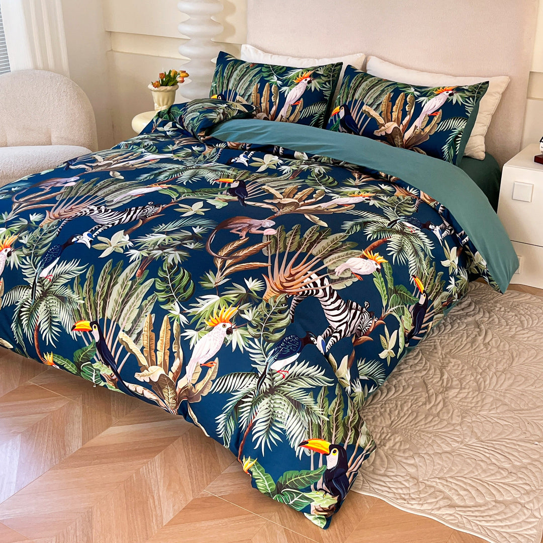 Tropico Duvet Cover Set (Egyptian Cotton, 500 TC)