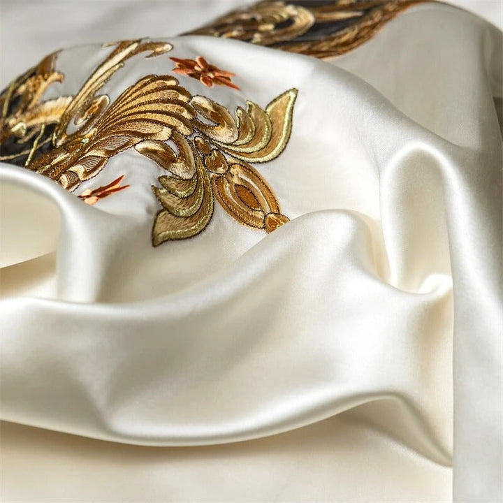 Victoria Embroidered Duvet Cover Set