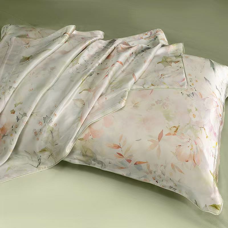 Wildflower 100% Mulberry Silk 22mm Duvet Cover Set