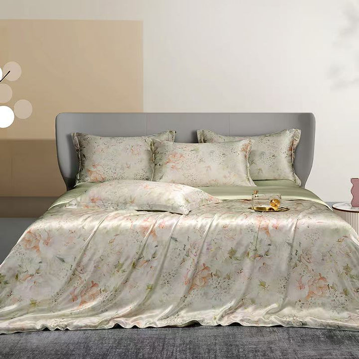 Wildflower 100% Mulberry Silk 22mm Duvet Cover Set